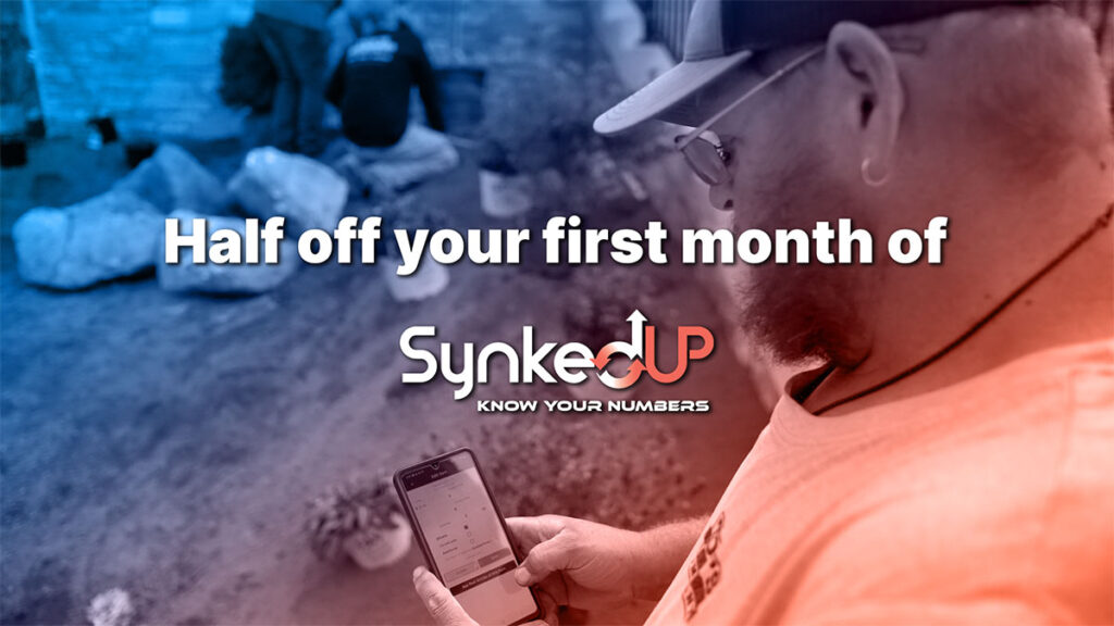 Half off your first month of SynkedUP