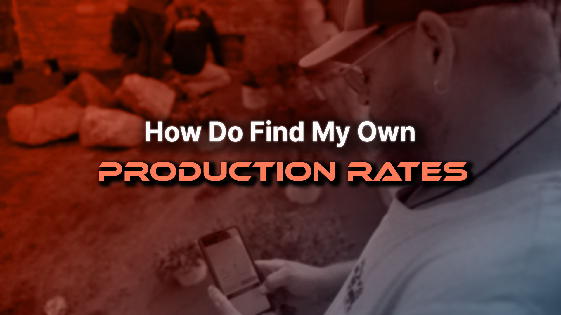 how do i find my own production rates