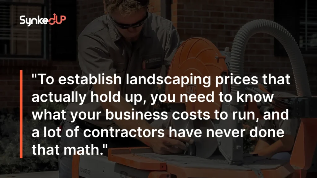 Landscaping prices
