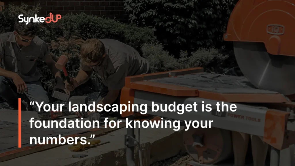 Landscaping quote