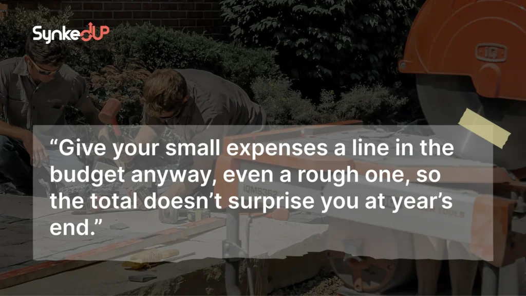 landscaping business expenses