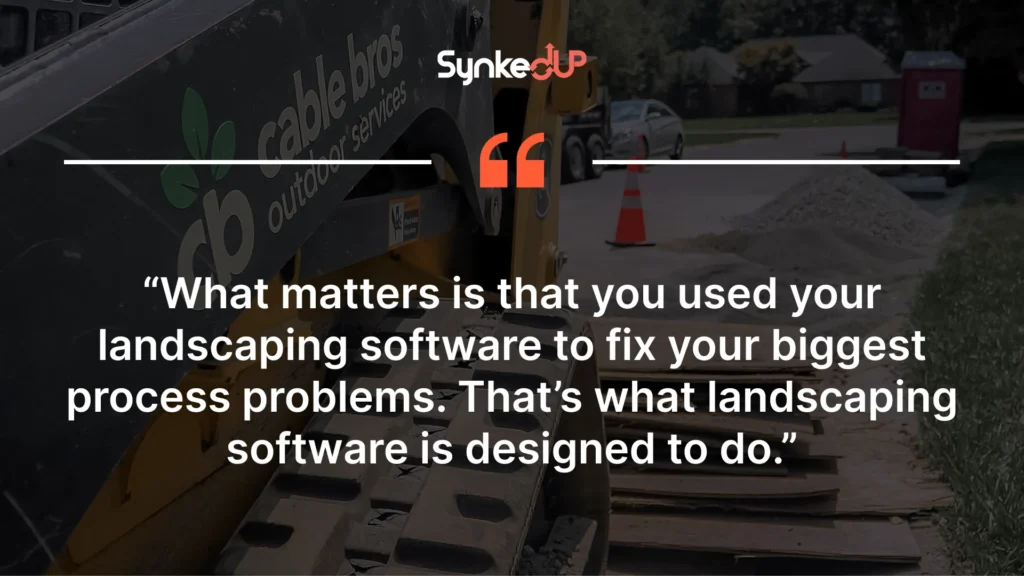 Landscaping software