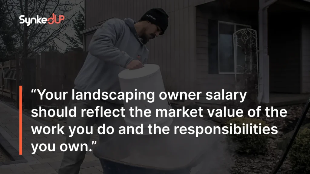 Landscaping owner salary 