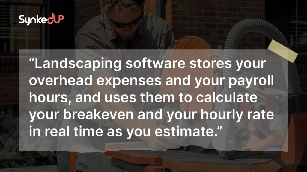 Landscape business software
