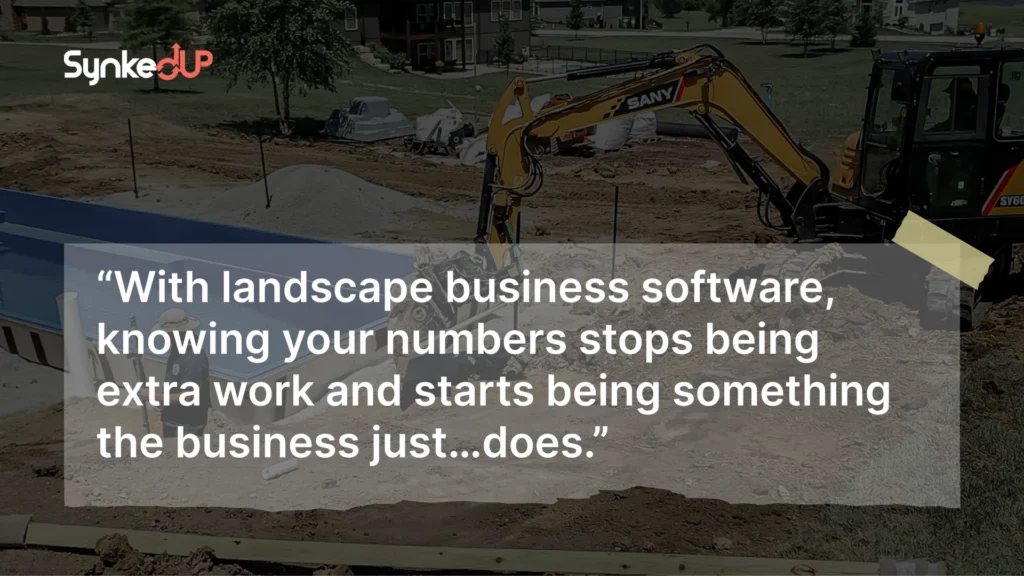 Landscape business software