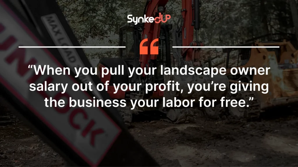 Landscaping owner salary 
