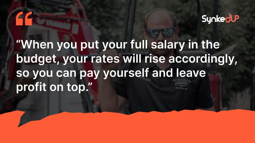 Landscaping owner salary 