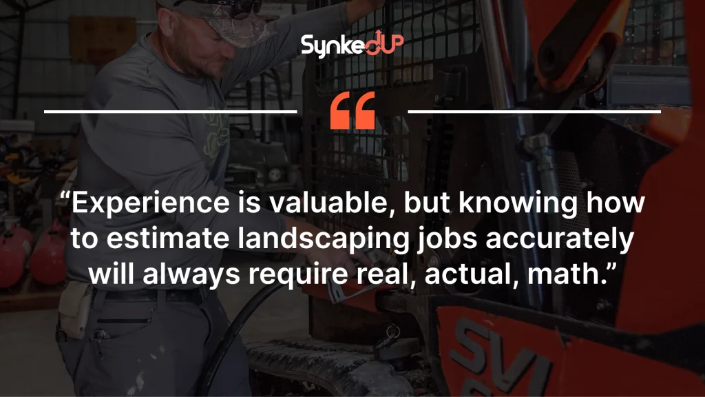 How to estimate landscaping