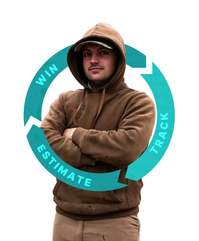 landscape crew worker that uses SynekdUP